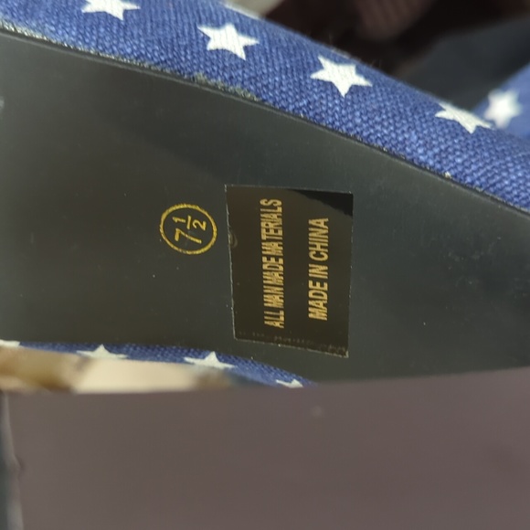 Sexy Go jane RED WHITE & BLUE PLATFORM - Picture 8 of 10